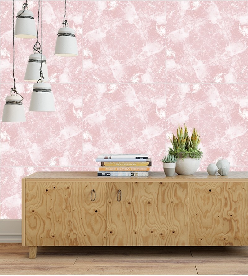 Papel de parede Mármore Rosa