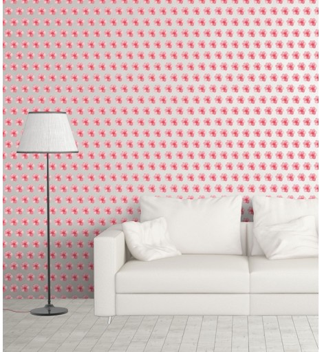 Papel de parede Florzinhas Rosas
