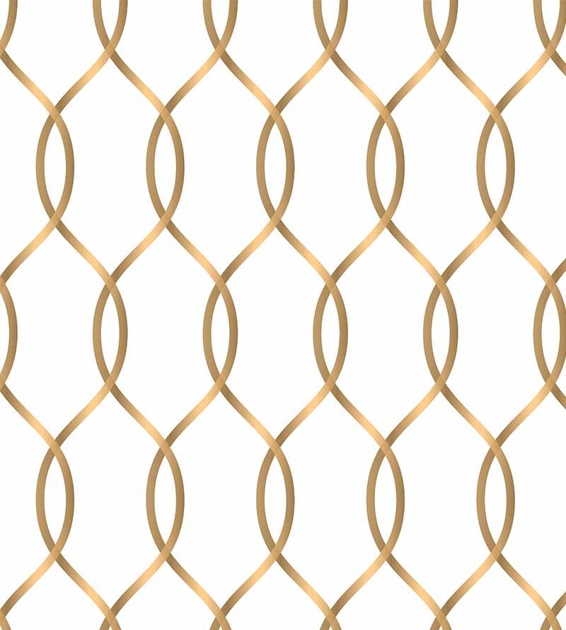 Papel de Parede Diamond Curve Bianco