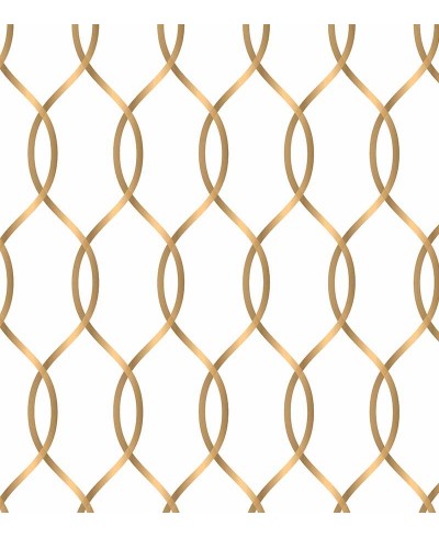 Papel de Parede Diamond Curve Bianco