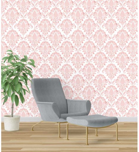 Papel de parede Damask Rose