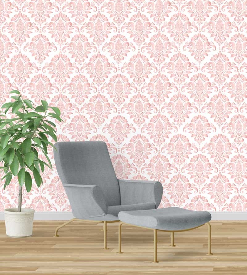 Papel de parede Damask Rose