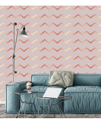 Papel de parede Chevron Rose Gold Papel de parede Chevron Rose Gold