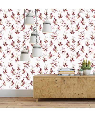 Papel de parede Floral Metalizado Papel de parede Floral Metalizado