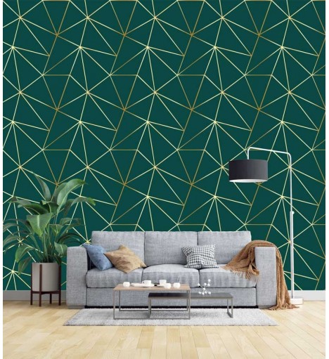 Papel de Parede Diamond Green