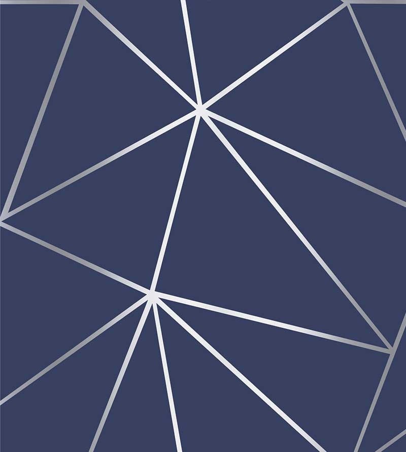 Papel de Parede Diamond Naval Silver