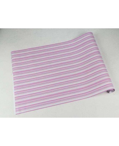 Papel de parede com listras em tons de roxo, rosa, azul e branco - Listrado 50 Papel de parede com listras em tons de roxo, rosa, azul e branco - Listrado 50