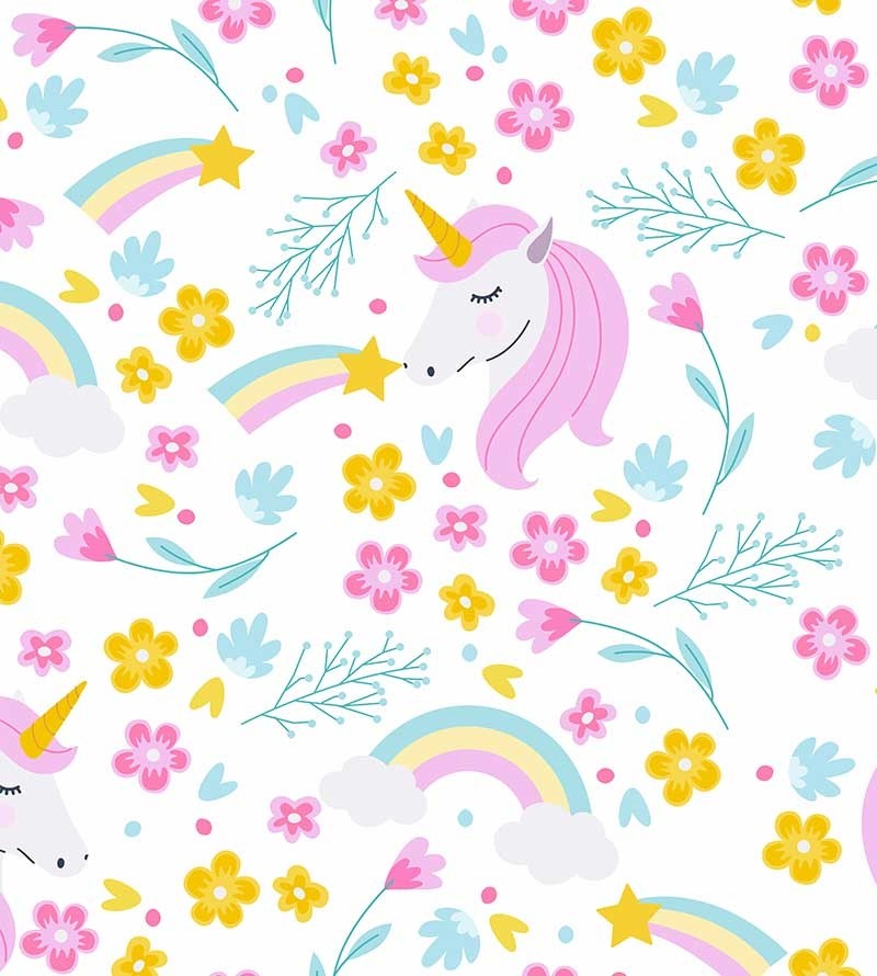 Papel de parede Infantil Unicórnio Penelope