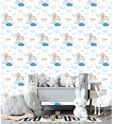 Papel de parede Infantil Lele Nuvem