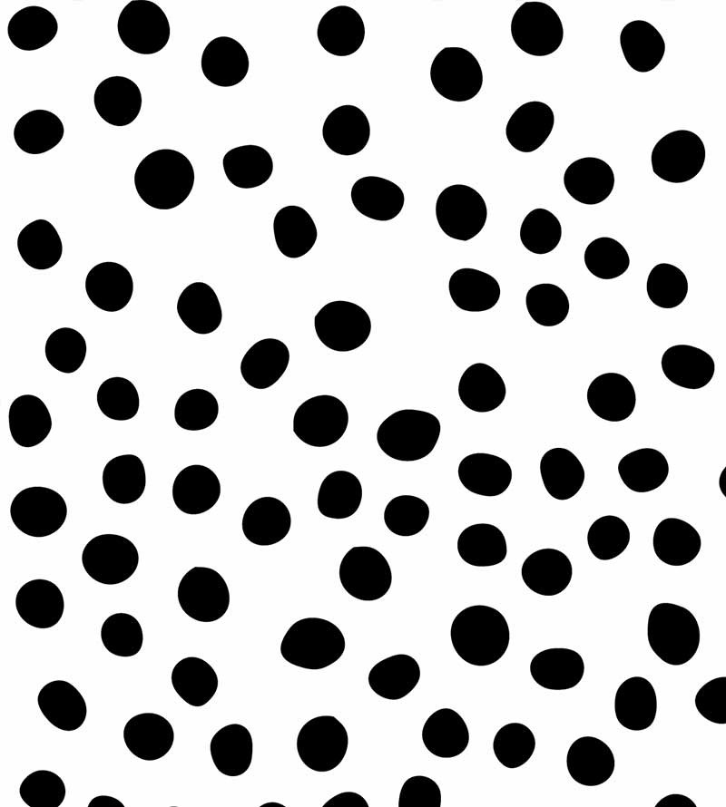 Papel de parede Geométrico Dots P&B