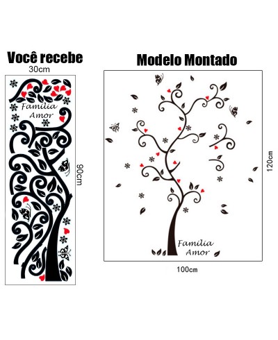Adesivo Árvore Coisas Sobre Amor
