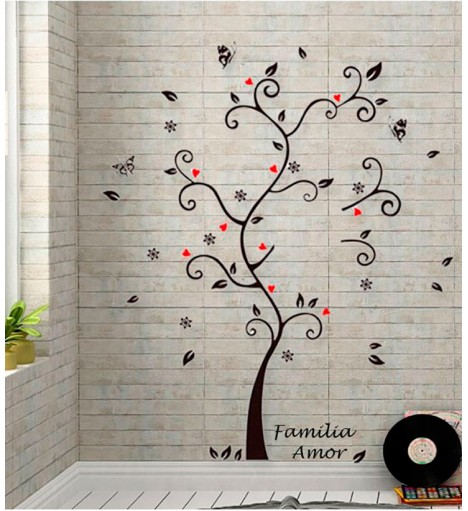 Adesivo Árvore Coisas Sobre Amor