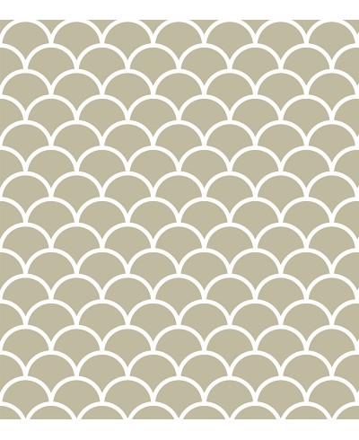 Papel de parede Geométrico Telhado Camurça