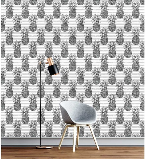 Papel de parede Contemporâneo Pineapple