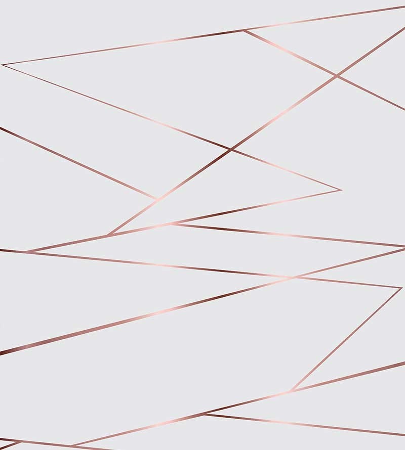 Papel de Parede Diamond Síria Rose Gold