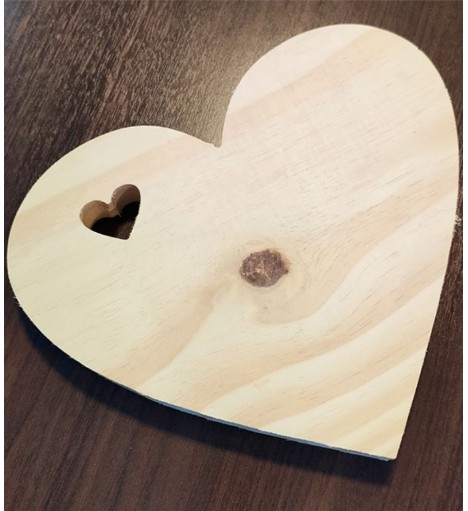 Descanso de Panela Em Formato de Coração