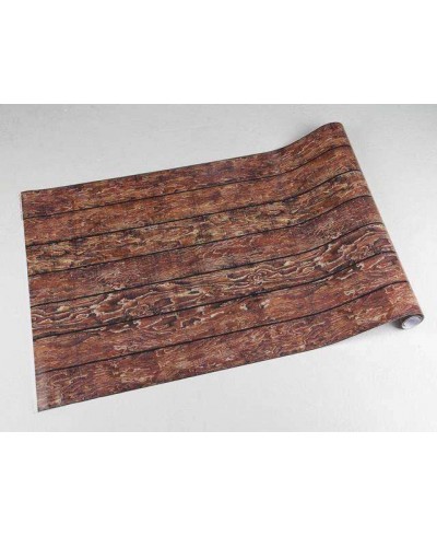 Papel de parede estilo madeira com predominância de tons marrom com detalhes em bege - Madeira 08 Papel de parede estilo madeira com predominância de tons marrom com detalhes em bege - Madeira 08