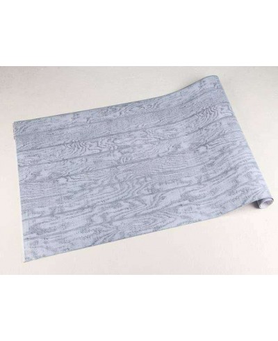 Papel de parede estilo madeira com predominância de tons azul e cinza - Madeira 09 Papel de parede estilo madeira com predominância de tons azul e cinza - Madeira 09