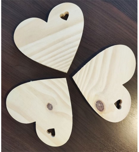 Kit 3 Peças Descanso de Panela Coração