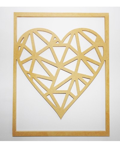 Quadro Decorativo Coração Vazado Quadro Decorativo Coração Vazado