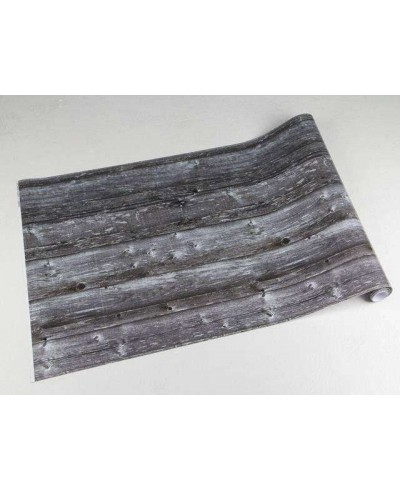 Papel de parede estimo madeira, modelo troncos velhos com predominância de tons cinza - Madeira 11