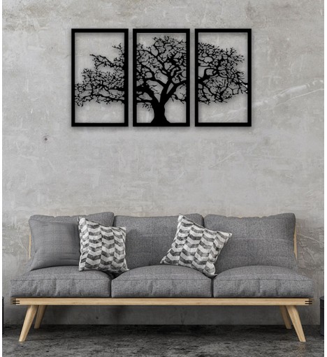 Trio Arvore da Vida em MDF Vazado