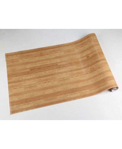 Papel de parede estilo madeira com predominância de tons laranja - Madeira 13