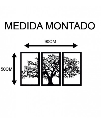 Trio Arvore da Vida em MDF Vazado