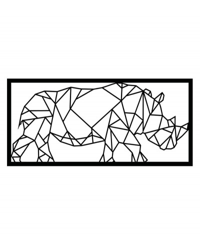 Rinoceronte em MDF Vazado Rinoceronte em MDF Vazado