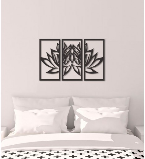 Flor de Lótus em MDF Vazado