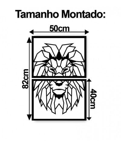 Leão em MDF Vazado Leão em MDF Vazado