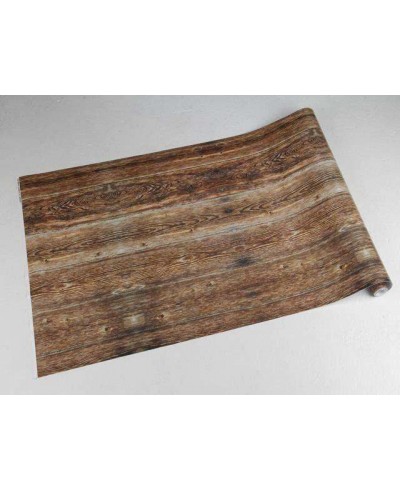 Papel de parede, estilo madeira rustica, com predominância de caramelo - Madeira 91