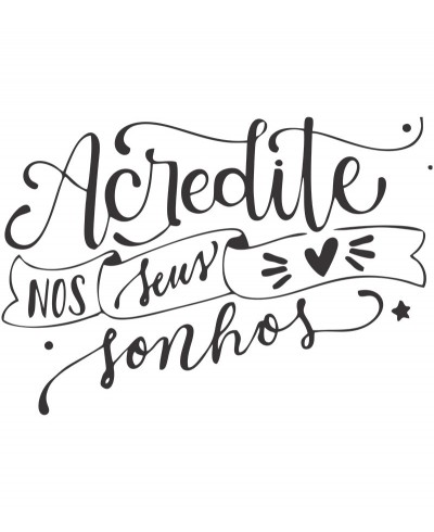 Adesivo autocolante "Acredite nos seus sonhos"