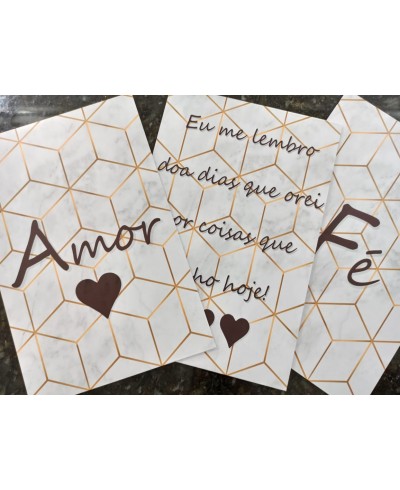 Kit Quadro Amor e Fé