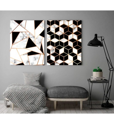 Kit Quadros Geométricos