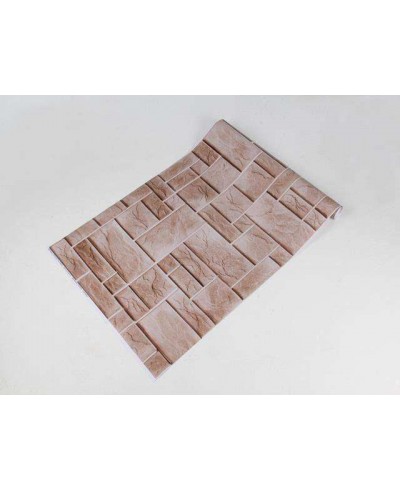 Papel de parede estilo azulejo de diversos tamanhos, em vários tons de marrom e bege - Textura 26 Papel de parede estilo azulejo de diversos tamanhos, em vários tons de marrom e bege - Textura 26