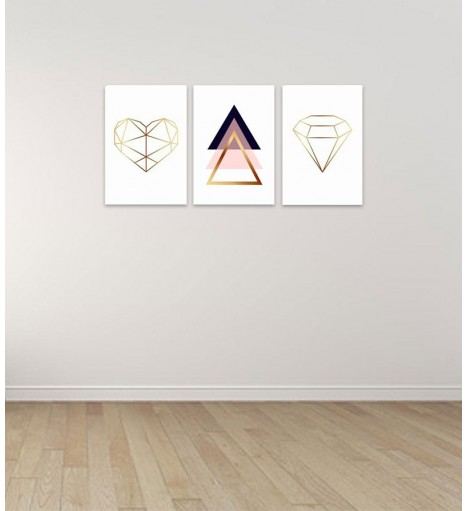 Kit Quadros Figuras Geométricas
