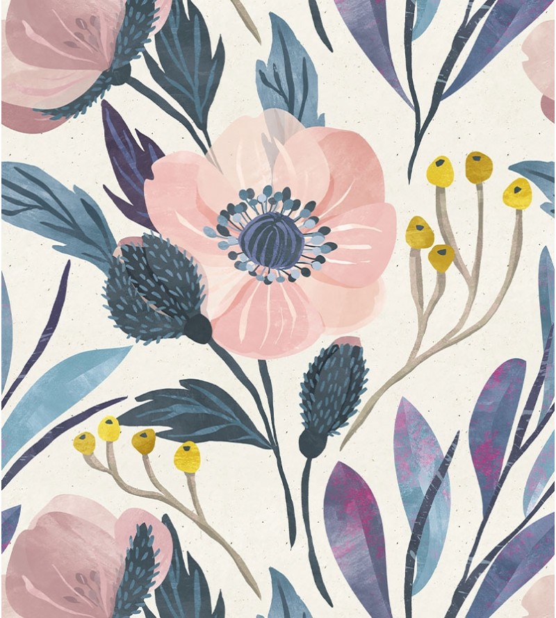 Papel De Parede Adesivo Flores da Primavera