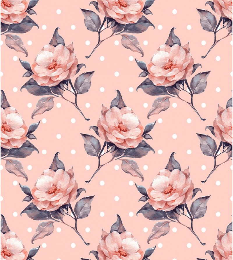 Papel De Parede Adesivo Lisianto Rosa