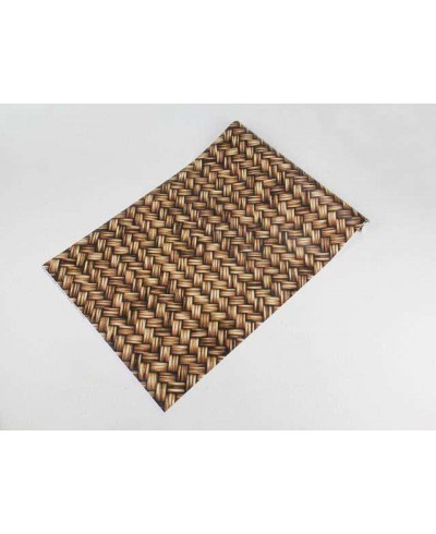 Papel de parede em tons marrom, amarelo e detalhes em preto - Textura 65 Papel de parede em tons marrom, amarelo e detalhes em preto - Textura 65