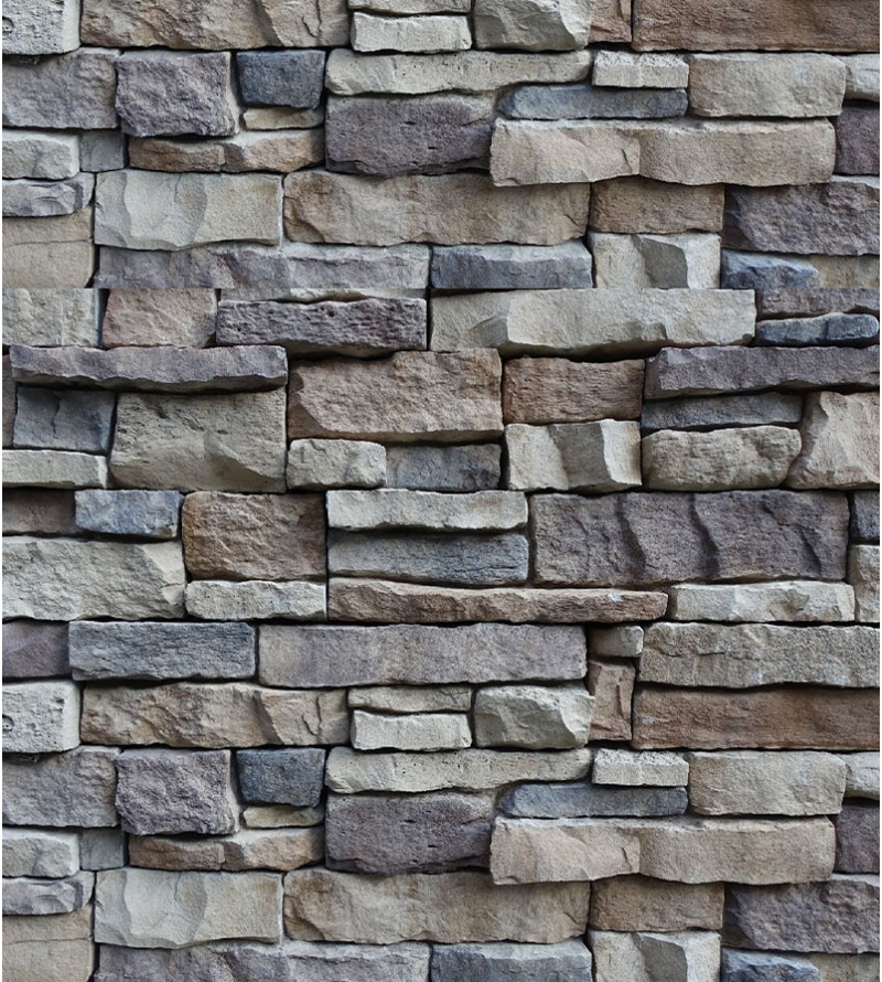 Papel De Parede Adesivo Pedras Coloridas