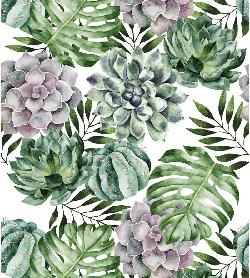 Papel De Parede Adesivo Planta Costela-de-adão