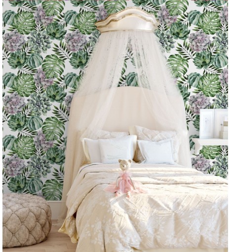 Papel De Parede Adesivo Planta Costela-de-adão