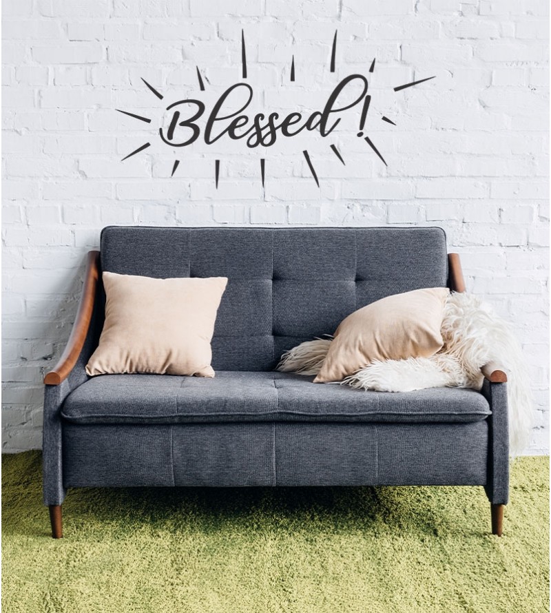 Adesivo autocolante "Blessed"