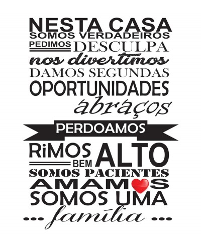 Pôster "Nesta Casa..."