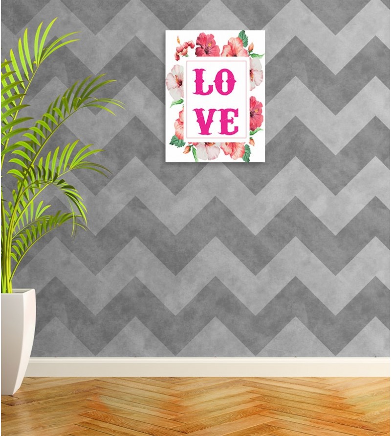 Pôster escrito "Love"