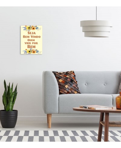 Pôster escrito "Seja Bem Vindo Quem Vier Por Bem"