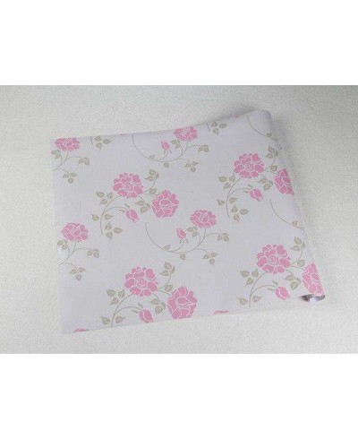 Papel de parede minimalista floral rosa em fundo cinza Papel de parede minimalista floral rosa em fundo cinza