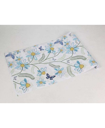 Papel de parede com fundo branco e detalhes em azul marinho, amarelo, cinza, verde e azul claro - Teen16 Papel de parede com fundo branco e detalhes em azul marinho, amarelo, cinza, verde e azul claro - Teen16
