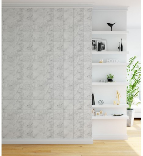 Azulejo Quadrados de Mármore Branco